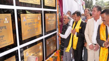 India News | Himachal CM Sukhu Lays Foundation Stone for Projects Worth over Rs 102 Cr in Kullu