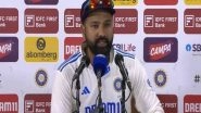 Sports News | Skipper Rohit Sharma Points out Reason Behind India's Defeat to New Zealand in Bengaluru Test