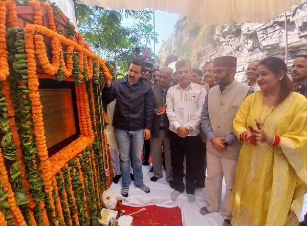 India News | Himachal Minister Vikramaditya Singh Lays Foundation Stone of Tara Devi Bypass-Matholi Link Road