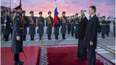 World News | UAE President Arrives in Moscow on Official Visit