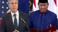 World News | US Congratulates Indonesian President Prabowo Subianto on Taking Office