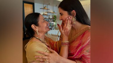 Entertainment News | Katrina Kaif Bonds with Mother-in-law, Shares Cherished Family Moments on Karwa Chauth