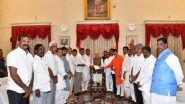 India News | Temple Vandalism: BJP Delegation Meets Telangana Governor, Urges to Order Inquiry