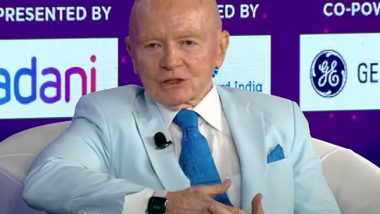 Business News | Ace Investor Mark Mobius Bullish on India's Semiconductor, Real Estate Sectors