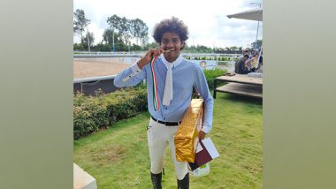 Sports News | Barath Manoharan Triumphs in India's Inaugural FEI Concours Saut International 2 Event