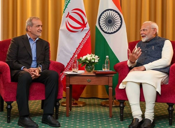 World News | PM Modi, Iranian President Pezeshkian Discuss Ways to Strengthen Cooperation