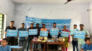 Business News | IYDF and Krishna Dry Fruit Bring Care and Joy to Children at Mohaddinagar School