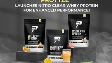 Business News | Protyze Launches Nitro Clear Whey Protein for Enhanced Performance