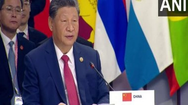 World News | BRICS Summit: Xi Jinping Stresses Need to 'build a Peaceful BRICS'