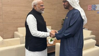 World News | PM Modi Meets UAE President on BRICS Summit Sidelines