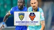 Sports News | ISL: Old Rivals Chennaiyin FC, FC Goa Lock Horns in Search of Three Points