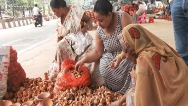 India News | Ahead of Diwali People Throng Markets in Guwahati
