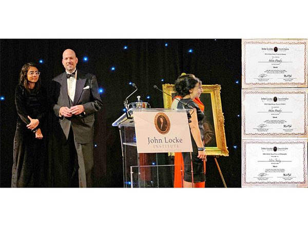 Business News | Ishita Pandey Makes India Proud at John Locke Essay Prize Ceremony in London