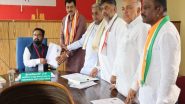 India News | Karnataka: Congress Candidate for Channapatna By-poll Files Nomination