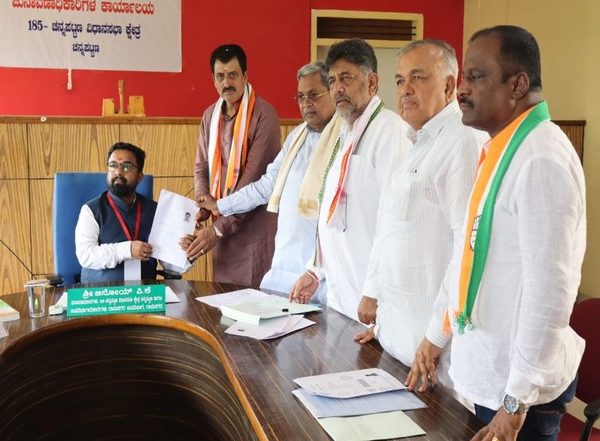India News | Karnataka: Congress Candidate for Channapatna By-poll Files Nomination