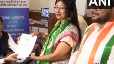 India News | Jharkhand: JMM Candidate Mahua Maji Files Her Nomination from Ranchi