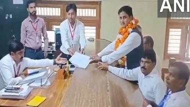 India News | UP By-polls: BSP Candidate Dr Avnish Shakya Files Nomination from Karhal Constituency