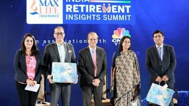 Business News | Urban India's Retirement Index Increases from 47 to 49, While Gig Workers Lag at 46 with Lower Retirement Readiness: Max Life IRIS 4.0