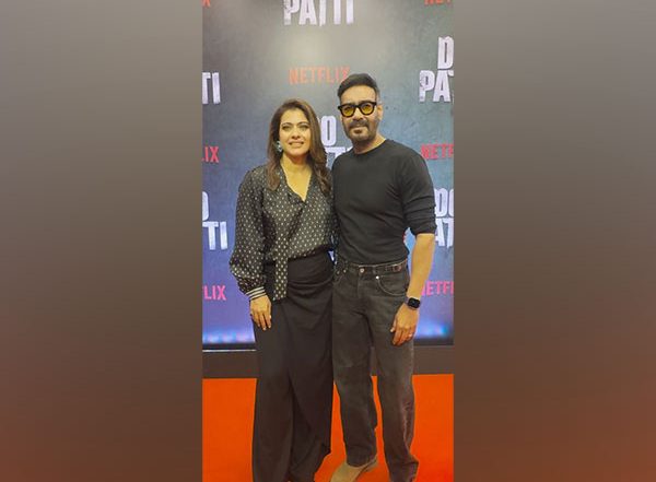 Entertainment News | Ajay Devgn Attends Screening of 'Do Patti' to Cheer for His Wife Kajol