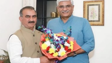 India News | Himachal CM Meets Gajendra Shekhawat, Seeks Support to Develop New Tourist Destinations
