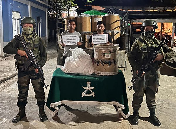 India News | Mizoram: Assam Rifles, Police Seize 1075 Kg of Caffeine Anhydrous IP Worth Rs 19.88 Lakh in Zokhawthar