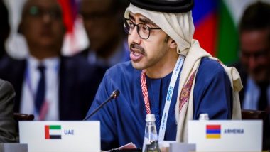 World News | UAE Foreign Minister Abdullah Bin Zayed Attends BRICS Plus Summit in Kazan