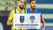 Sports News | ISL: Southern Rivals Bengaluru, Kerala Blasters to Lock Horns in High-stake Clash