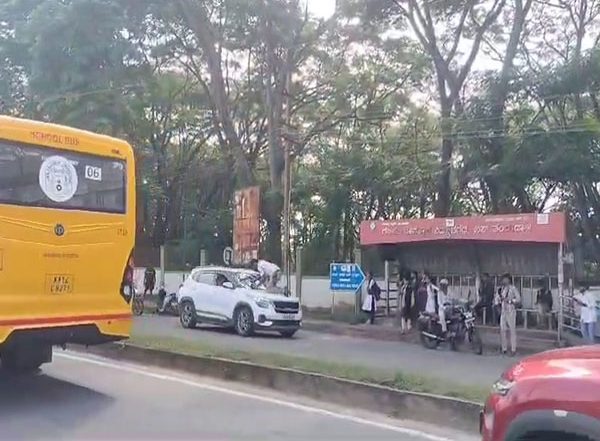 India News | Karnataka Traffic Policeman Dragged 100 Meters on Car Bonnet, Accused Arrested