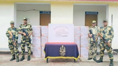 India News | BSF Meghalaya Foils Smuggling Bid, Seises Contraband Worth Rs 12 Lakh Along International Border