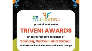 Business News |  Catalyzing Impact: M3M Foundation Unveils Triveni Awards to Fuel Grassroots Innovation Across India