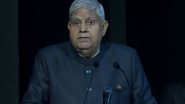 India News | Structured Use of Charity to Influence Faith of Beneficiary Has Serious Consequences in Democracy: VP Dhankar