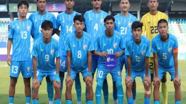 Sports News | India Edge Turkmenistan to Notch-up Second Consecutive Win in U17 Asian Cup Qualifiers