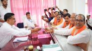 India News | MP: BJP Nominee Ramakant Bhargav Files Paper for Budhni Assembly By-poll in Presence of CM Yadav
