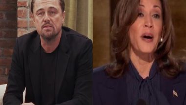 Entertainment News | Leonardo DiCaprio Endorses Kamala Harris, Bashes Trump for Ignoring Climate Change