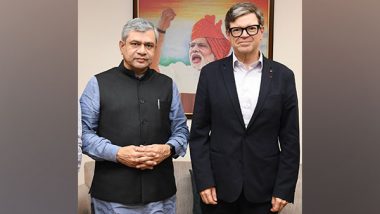 Business News | Union Minister Ashwini Vaishnaw Meets Meta's Chief AI Scientist to Discuss Opportunities in Artificial Intelligence