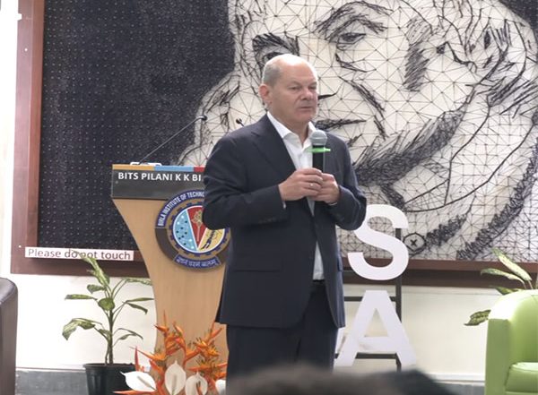 World News | German Chancellor Interacts with BITS Pilani Students During His Goa Leg of India Visit