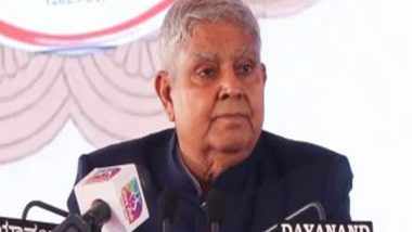 India News | Dharma is Most Fundamental Concept of Indian Culture: Vice President Jagdeep Dhankhar