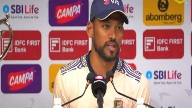 Sports News | Bangladesh's Najmul Hossain Shanto to Step Down as Captain Following Proteas Tests: Report