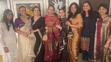 Entertainment News |  Shabana Azmi Shares Picture with Aditi Rao Hydari from Dia Mirza's Diwali Bash