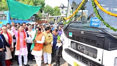India News | Uttarakhand CM Dhami Flags off New BS-06 Model Buses Added to State Transport Corporation Fleet