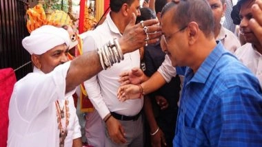 India News | Delhi: Arvind Kejriwal Participates in Shobha Yatra of Shri Nagar Sen Baba,