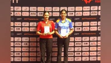 Sports News | WTT Feeder Cagliari 2024: India's Krittwika Roy-Yashaswini Ghorpade Secure Women's Doubles Title