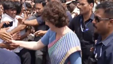 India News | Congress Leader Priyanka Gandhi Vadra Meets Students of Nilgiri College Ahead of Election Campaign