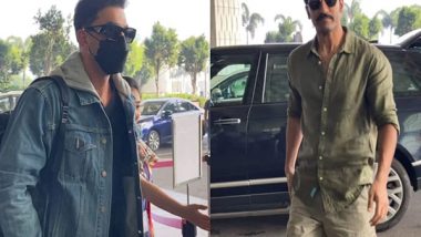 Entertainment News | Ranbir Kapoor, Vicky Kaushal Spotted at Mumbai Airport, Vicky Flaunts New Look