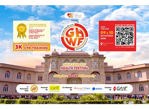 Business News | Global Health and Wellness Festival by JHW- India's Biggest Health Event Aims for New Milestones