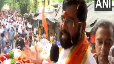 India News | Maharashtra Polls: CM Shinde Conducts Roadshow in Thane