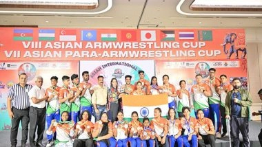 Sports News | India Finish as Runner's Up at Asian ArmWrestling Cup