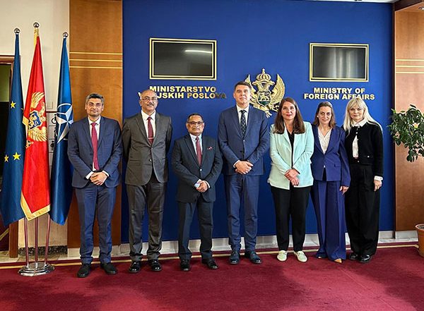 World News | India Holds 3rd Foreign Office Consultations with Montenegro