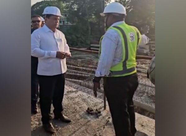 India News | Sarbananda Sonowal Reviews Progress of Northeast's First Ship Repair Facility at Pandu Multi-Modal Terminal