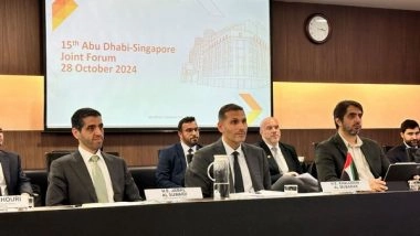 World News | Abu Dhabi-Singapore Joint Forum Explores Strategic Collaboration in Sectors of Mutual Interest